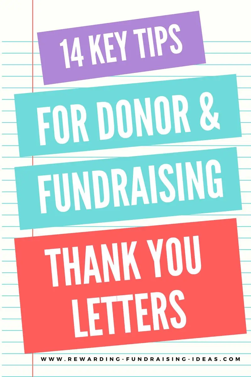 Want to learn how to write impactful Fundraising Thank You Letters? Apply these 14 priceless tips to do just that...