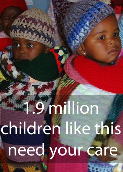 19 Million Children like this need your care! Read more in this interview with Sandy McDonald.
