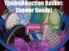 A Themed Shower Goods Auction Basket! A Themed Basket Auction is a brilliant fundraising idea, especially for schools etc. (Photo by Alisha Vargas / Flickr.com)
