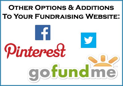 Here are the best options and additions to a fundraising website.